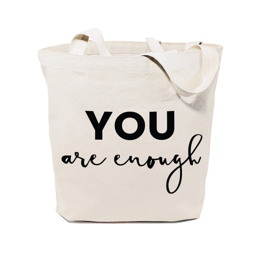 You Are Enough Cotton Canvas Tote Bag - The Cotton and Canvas Co.