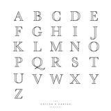 Personalized Monogram Christmas Ornament - The Cotton and Canvas Co.