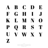 Personalized Monogram with Wreath Christmas Ornament - The Cotton and Canvas Co.