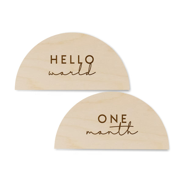The Cotton and Canvas Co. Arch Birth Milestone Card