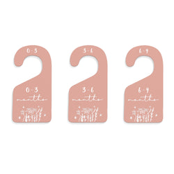The Cotton and Canvas Co. Floral Baby Nursery Closet Dividers