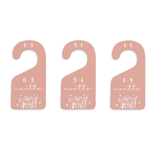 The Cotton and Canvas Co. Floral Baby Nursery Closet Dividers