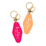 Beach Hair Retro Motel Keychain