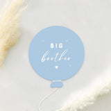 Personalized Soon to Be Big Brother Pregnancy Balloon Announcement Sign