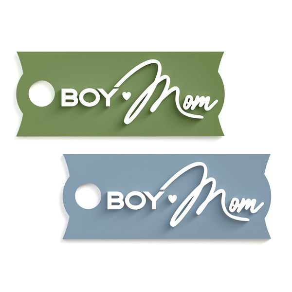 The Cotton & Canvas Co. Boy Mom Stanley Tumbler Tag
