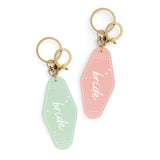 Bride Retro Motel Keychain