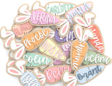 Personalized Bunny Carrot Easter Basket Tag