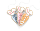 Personalized Bunny Carrot Easter Basket Tag