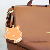 Personalized Name Fox Acrylic Bag Tag