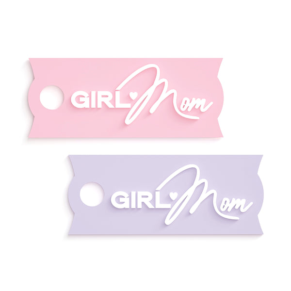 The Cotton & Canvas Co. Girl Mom Stanley Tumbler Tag