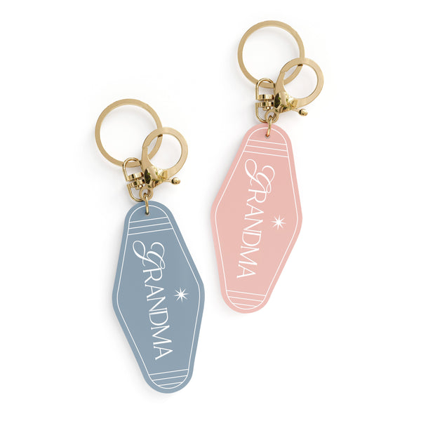 The Cotton & Canvas Co. Grandma Retro Motel Keychain