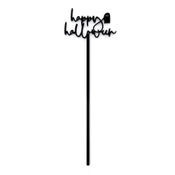 Happy Halloween Drink Stirrers, Pack of 12