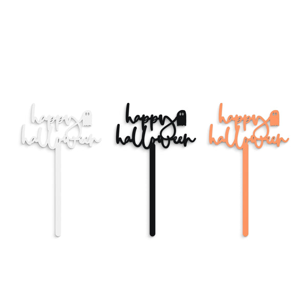 The Cotton and Canvas Co. Happy Halloween Cupcake Toppers, Set of 12