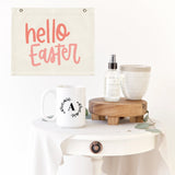 Hello Easter Rectangle Canvas Banner