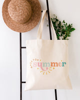 Made For Summer Cotton Canvas Tote Bag