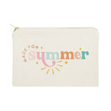 Made For Summer Cotton Canvas Cosmetic Bag