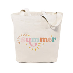 Made For Summer Cotton Canvas Tote Bag