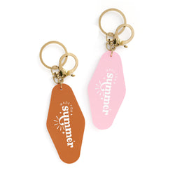 Made For Summer Retro Motel Keychain