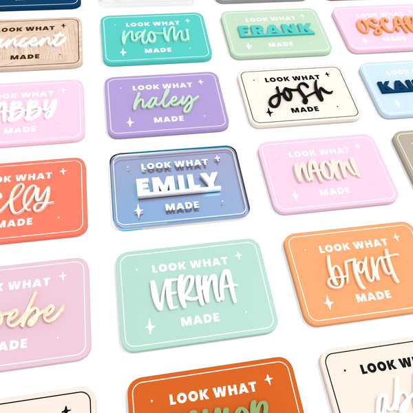 Personalized Name Look What I Made Magnet