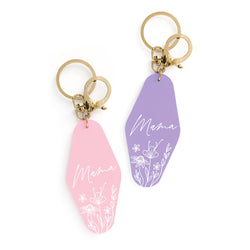 Mama Retro Motel Keychain