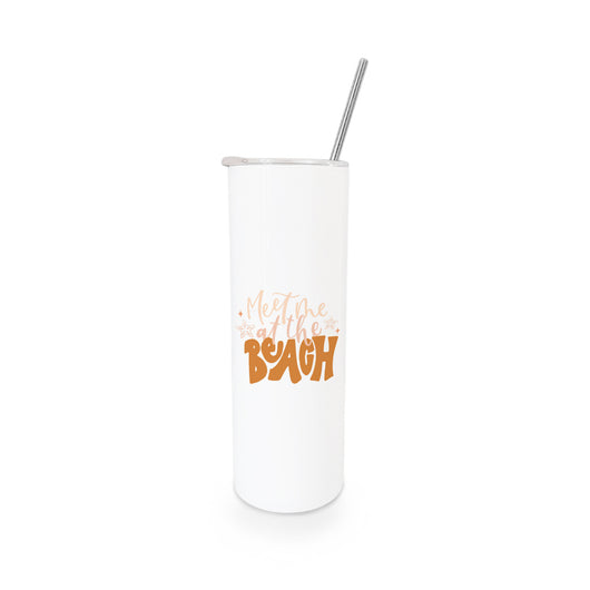 Meet Me At The Beach Stainless Steel Tumbler