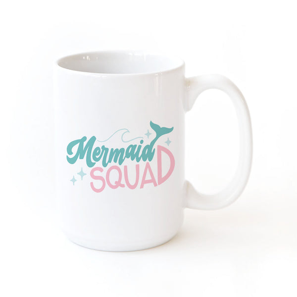 The Cotton and Canvas Co. Mermaid Squad Coffee Mug