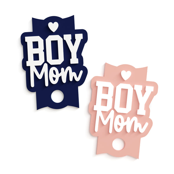 The Cotton & Canvas Co. Modern Boy Mom Stanley Tumbler Tag
