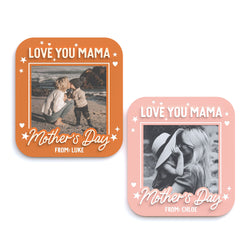 Love you Mama Personalized Mother's Day Photo Frame Magnet