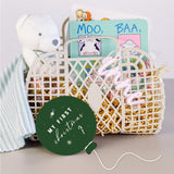 My First Christmas Baby Balloon Milestone Card