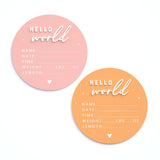 Newborn Baby Stats Acrylic Sign