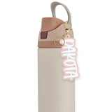 Personalized Name Water Bottle Keychain