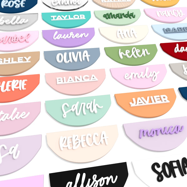 The Cotton & Canvas Co. Personalized Custom Name Owala FreeSip Name Plate