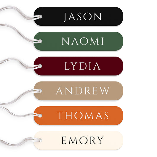 The Cotton and Canvas Co. Personalized Acrylic Christmas Stocking Name Tags