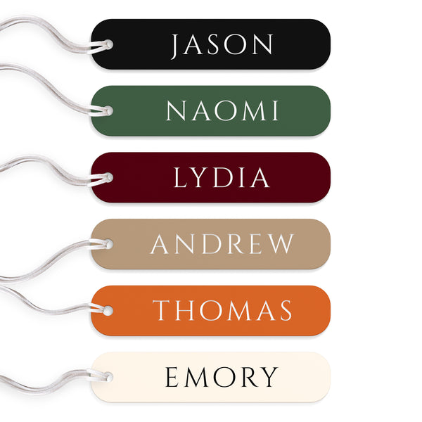 The Cotton and Canvas Co. Personalized Acrylic Christmas Stocking Name Tags