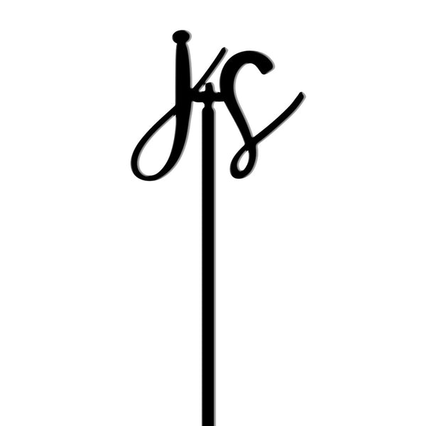 The Cotton and Canvas Co. Personalized Couples Monogram Drink Stirrer, Set of 12