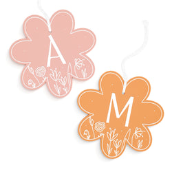 Monogram Daisy Gift Tag