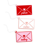 Personalized Name Valentine's Day Envelope Gift Tag