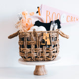 Personalized Acrylic Halloween Monogram Boo Basket Tag
