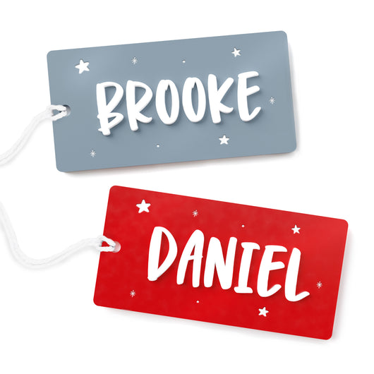 Personalized Name July 4th Gift Tag