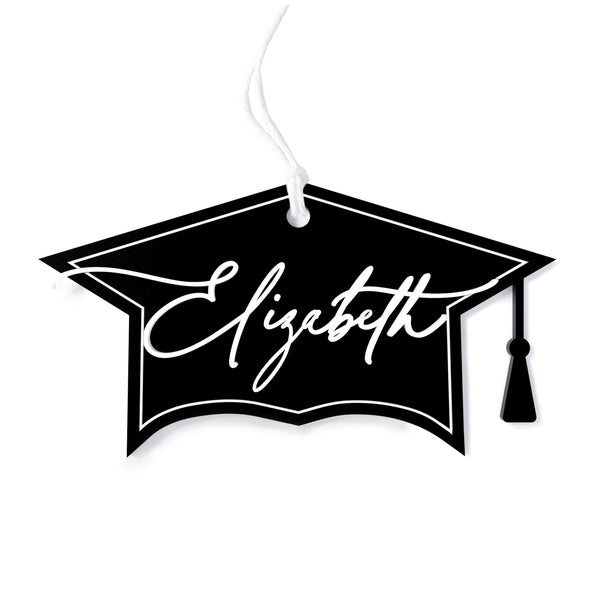 The Cotton and Canvas Co. Personalized Name Graduation Cap Gift Tag