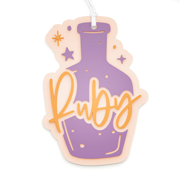 The Cotton & Canvas Co. Personalized Potion Bottle Acrylic Gift Tag