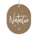 Personalized Name Modern Acrylic Ornament