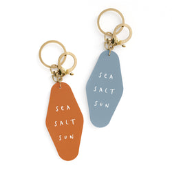 Sea Salt Sun Retro Motel Keychain