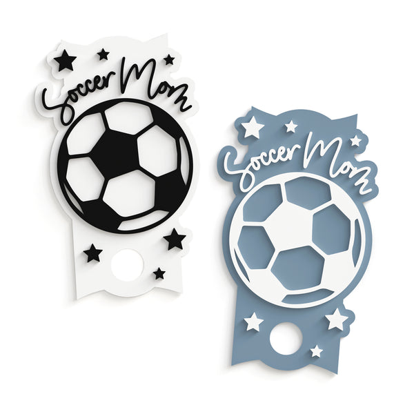 The Cotton & Canvas Co. Soccer Mom Stanley Tumbler Tag