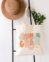 Summer Crew Cotton Canvas Tote Bag