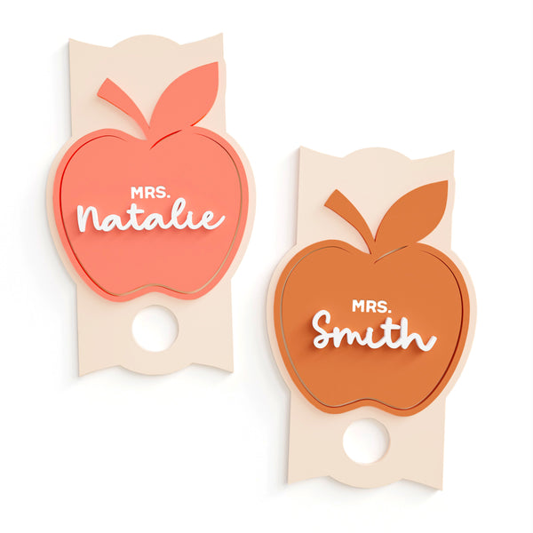 The Cotton & Canvas Co. Personalized Teacher Stanley Name Tag