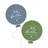 Personalized Soon to Be Big Brother Pregnancy Balloon Announcement Sign