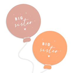 Big Sister Pregnancy Balloon Announcement Sign