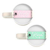 Personalized Daisy Stanley Name Plate Acrylic Lid Topper