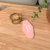 Hello Summer Retro Motel Keychain